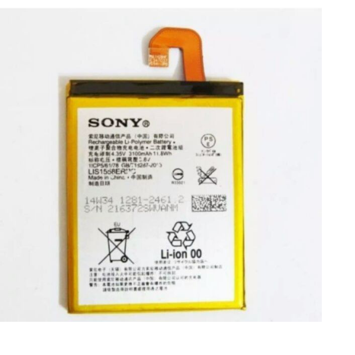Pin xịn dành cho điện thoại Sony Xperia Z3 dung lượng 3100mAh bh 6 tháng