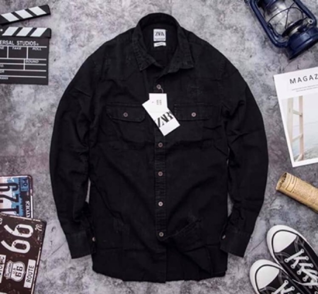 ⚡️⚡️Áo sơmi denim Zr⚡️⚡️