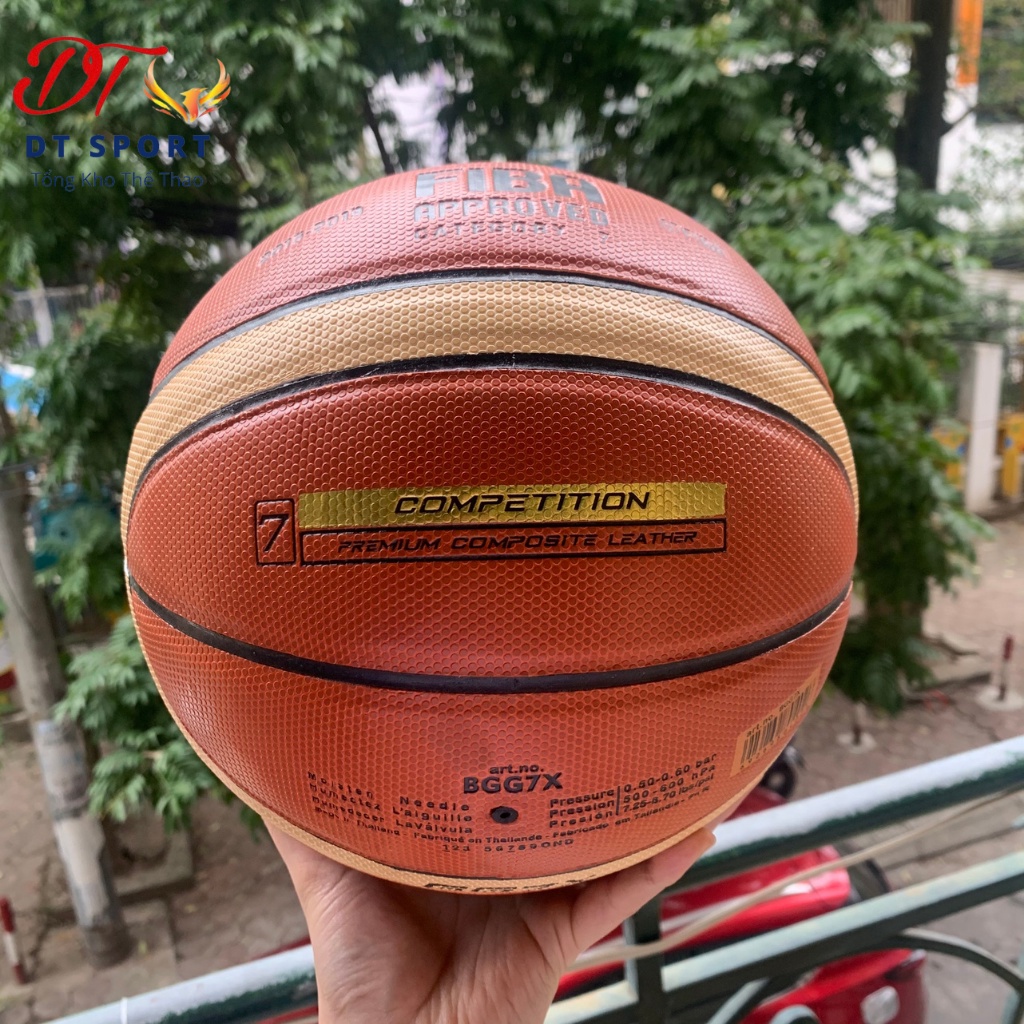 Banh bóng rổ Molten FIBA GG7X size 7 ⭐ Free Ship + Tặng quà ⭐ da PU chơi indoor- outdoor tiêu chuẩn thi đấu