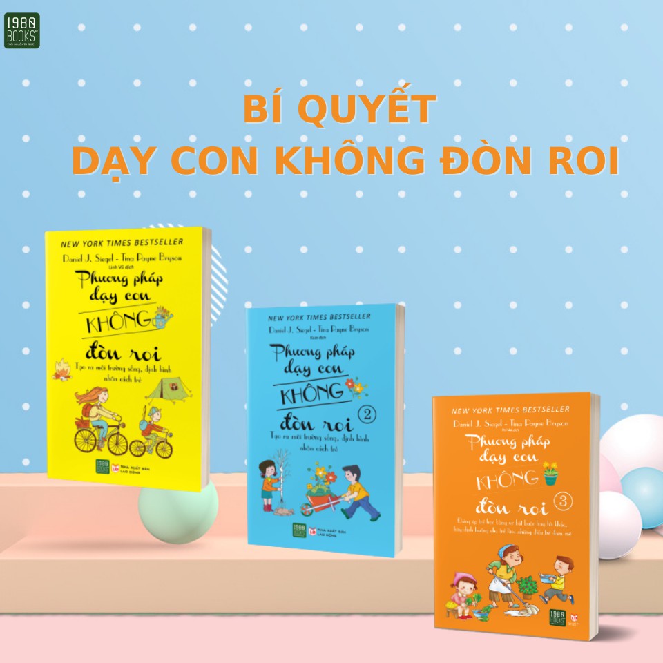 Sách - Combo 3 tập Phương Pháp Dạy Con Không Đòn Roi - 1980Books