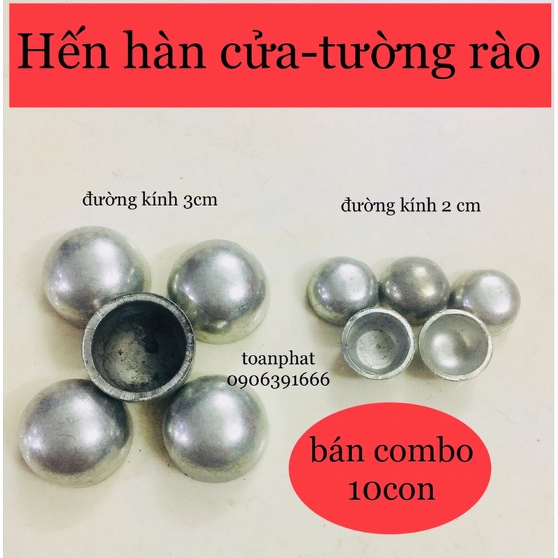 [Combo 10] Hến sắt hàn hàng rào, cửa cổng size 2cm-2,5cm-3cm