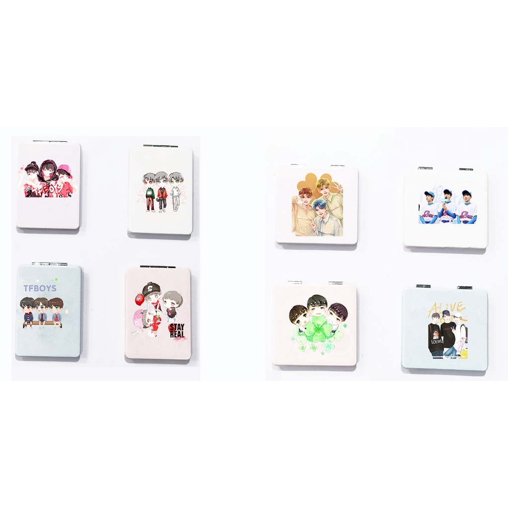 Gương 2 mặt tfboys GPI49 cute dễ thương thần tượng idol