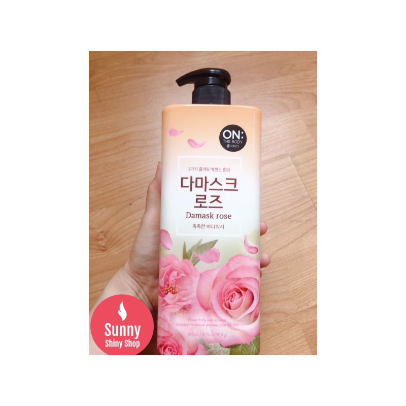 [On 900g] Sữa tắm hương hoa thiên nhiên On The Body Hàn Quốc