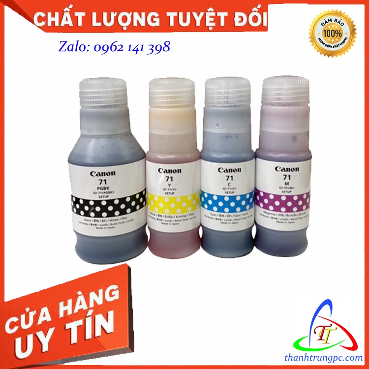 Bộ mực in Canon GI-71 cho máy Canon-Pixma G1020/ G2020/ G3020