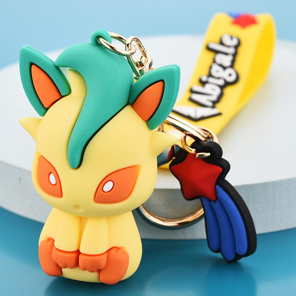 Móc Khóa Xe Hơi Bằng PVC Hình Pikachu Hoạt Hình