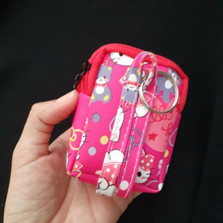 Móc khóa ba lô Kitty 3 ngăn (Kt : 6×8cm)