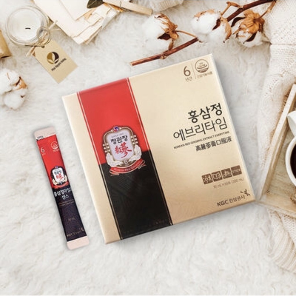 TINH CHẤT HỒNG SÂM VỊ TRUYỀN THỐNG 10ml x 30 gói – CKJ KRG EXTRACT EVERYTIME ORIGINAL 10ml x 30 pouc