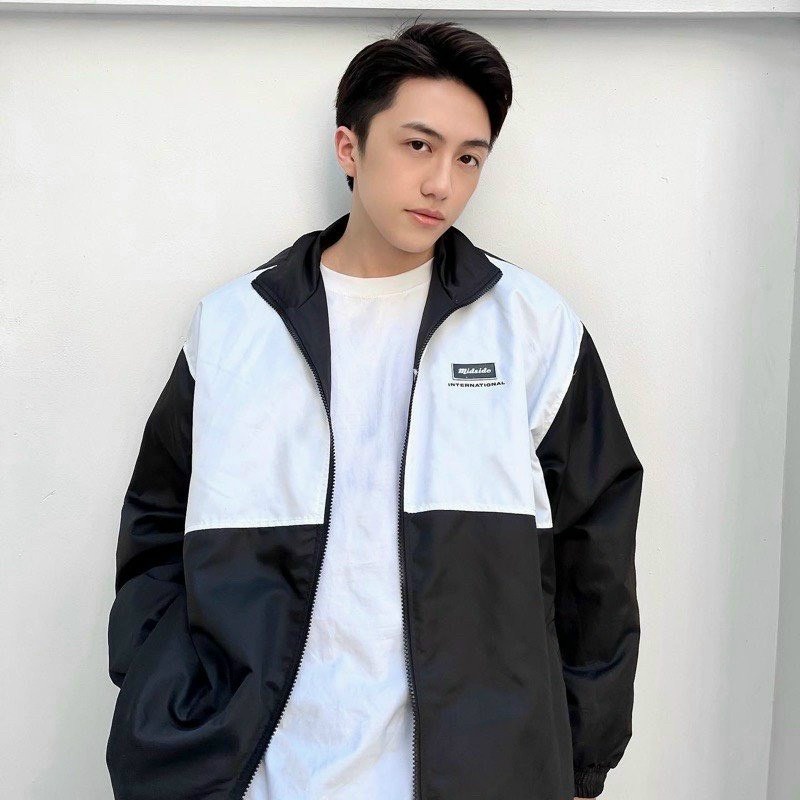 Áo Khoác Gió Bomber 2 Lớp Nam Nữ Ulzzang Unisex Form Rộng ACOVERR