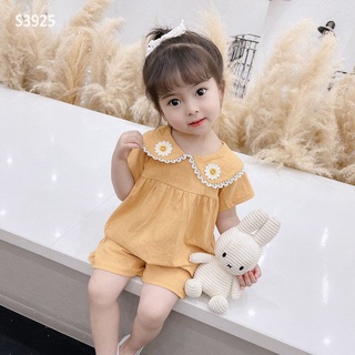 Hàng Siệu Xịn -  bộ đũi mẫu hoa cúc bé gái