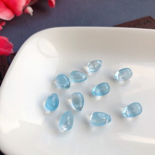 5 hạt thủy tinh giọt nước 6*9mm