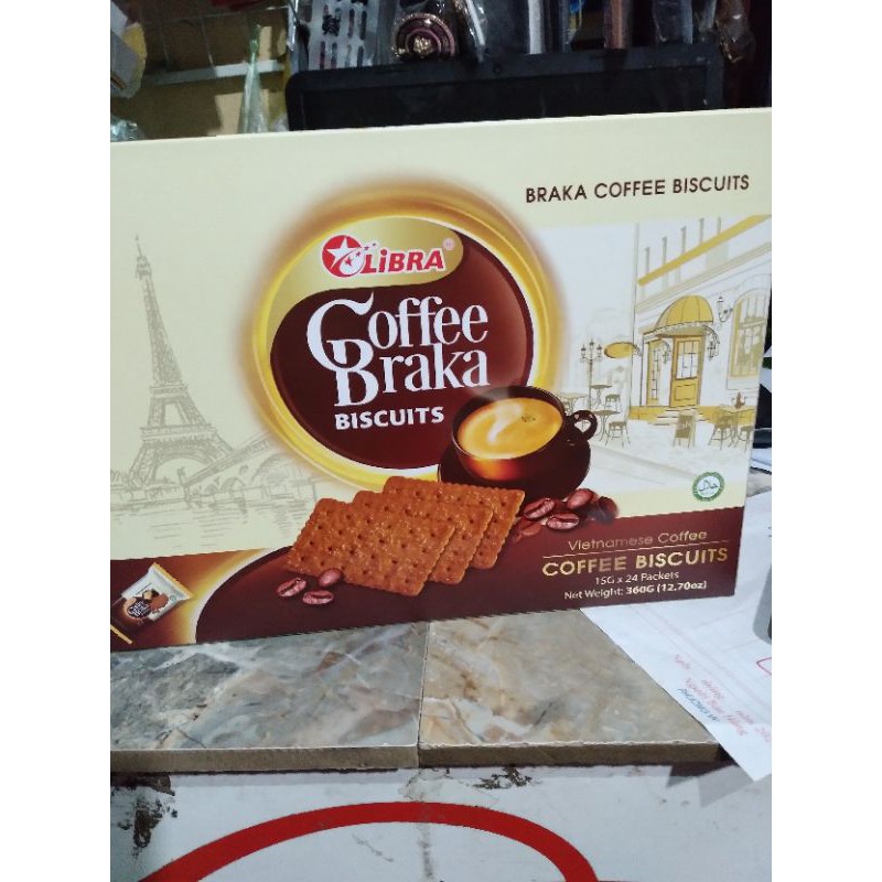 Hộp bánh quy cà phê Libra coffee 350g
