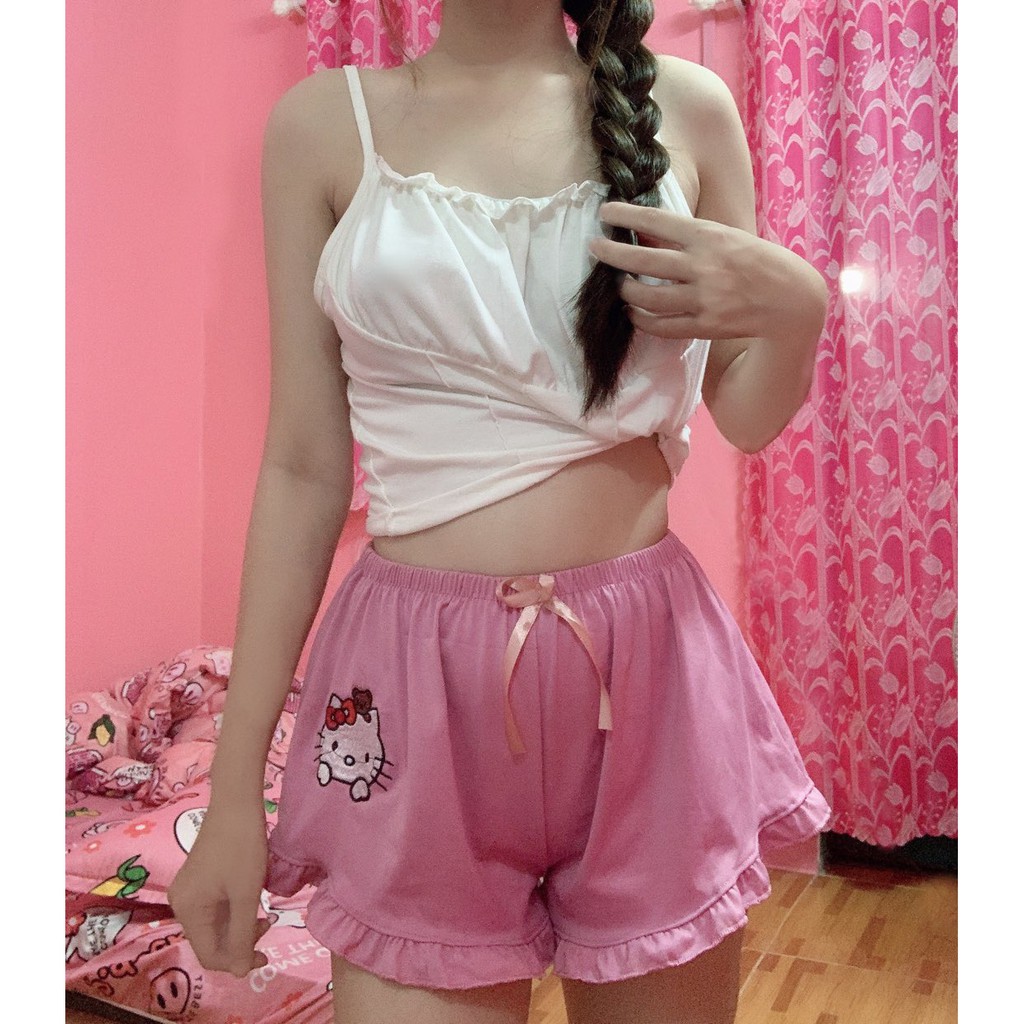 Đồ bộ ngủ hello kitty siêu cute (Hình thật)