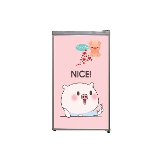 Decal dán trang trí tủ lạnh 90L mẫu Pig cute