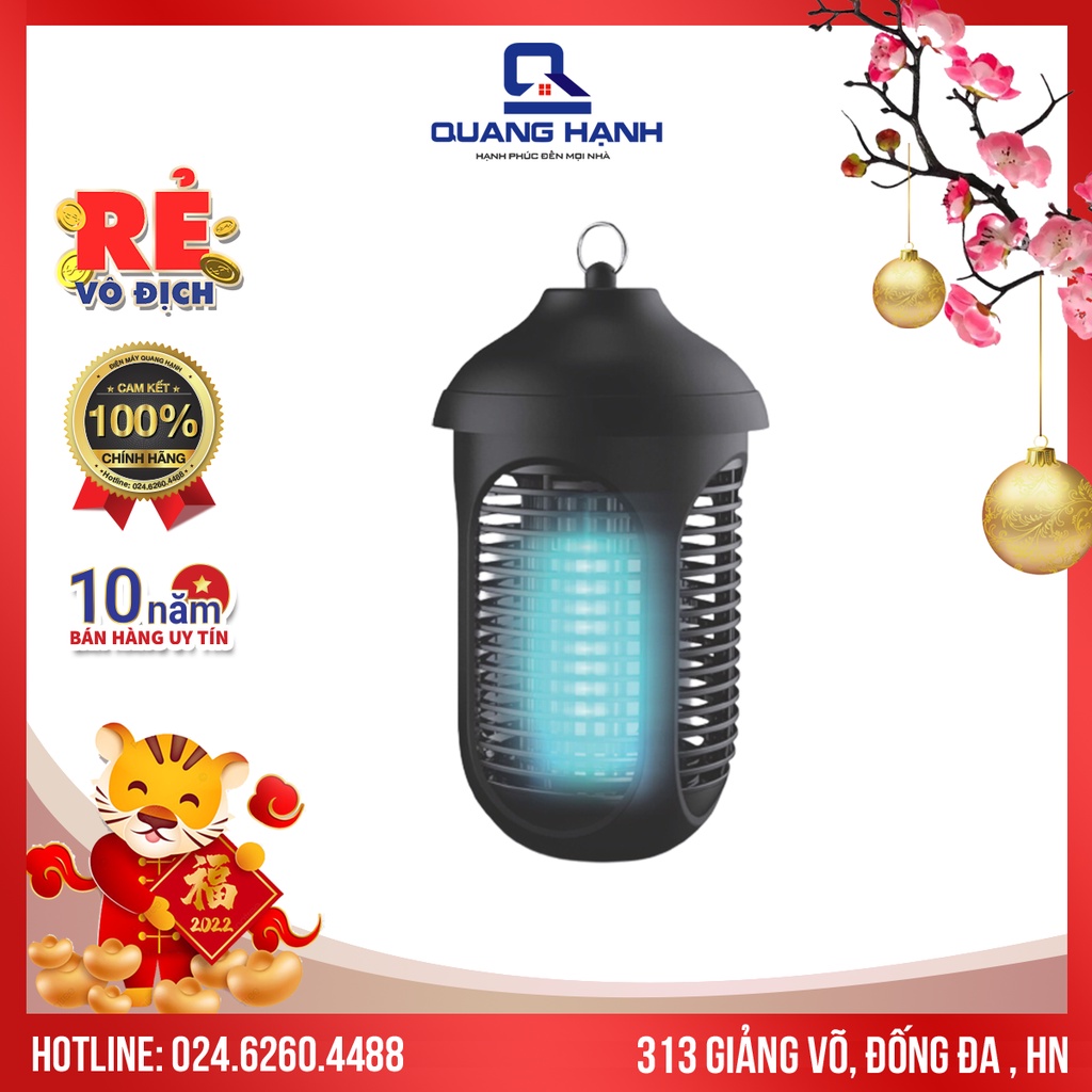 [Sản xuất Thái Lan, bảo hàng 12 tháng] ĐÈN BẮT MUỖI CAO CẤP MEGASTAR DM-138