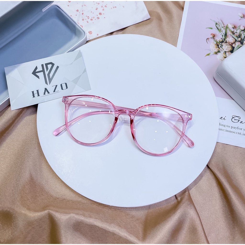 Kính Form tròn Nam Nữ 433 Chất liệu nhựa hàn quốc kiểu dáng hot trend