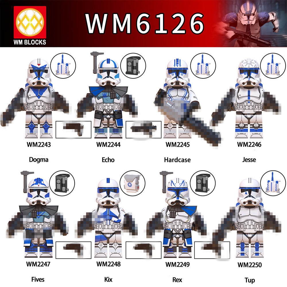 Mô Hình Lắp Ráp Lego Nhân Vật Jesse 501st WM6126 Trong Phim Star Wars