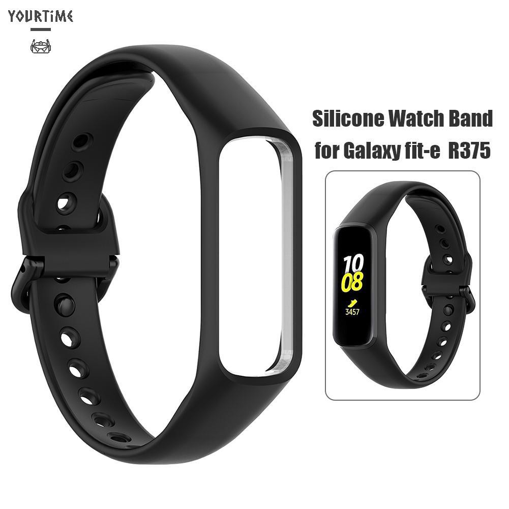 Dây Đeo Silicon + Khung Bảo Vệ Cho Đồng Hồ Samsung Galaxy Fit-E Sm-R375