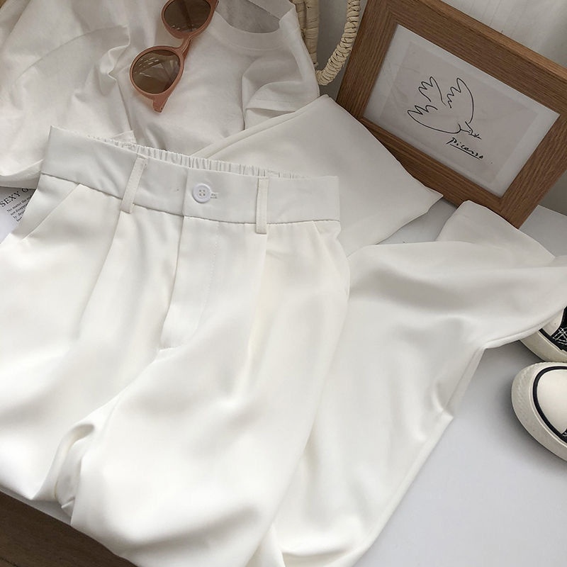 Quần Dài Lưng Cao Dáng Rộng Thiết Kế Mới Cho Nữ