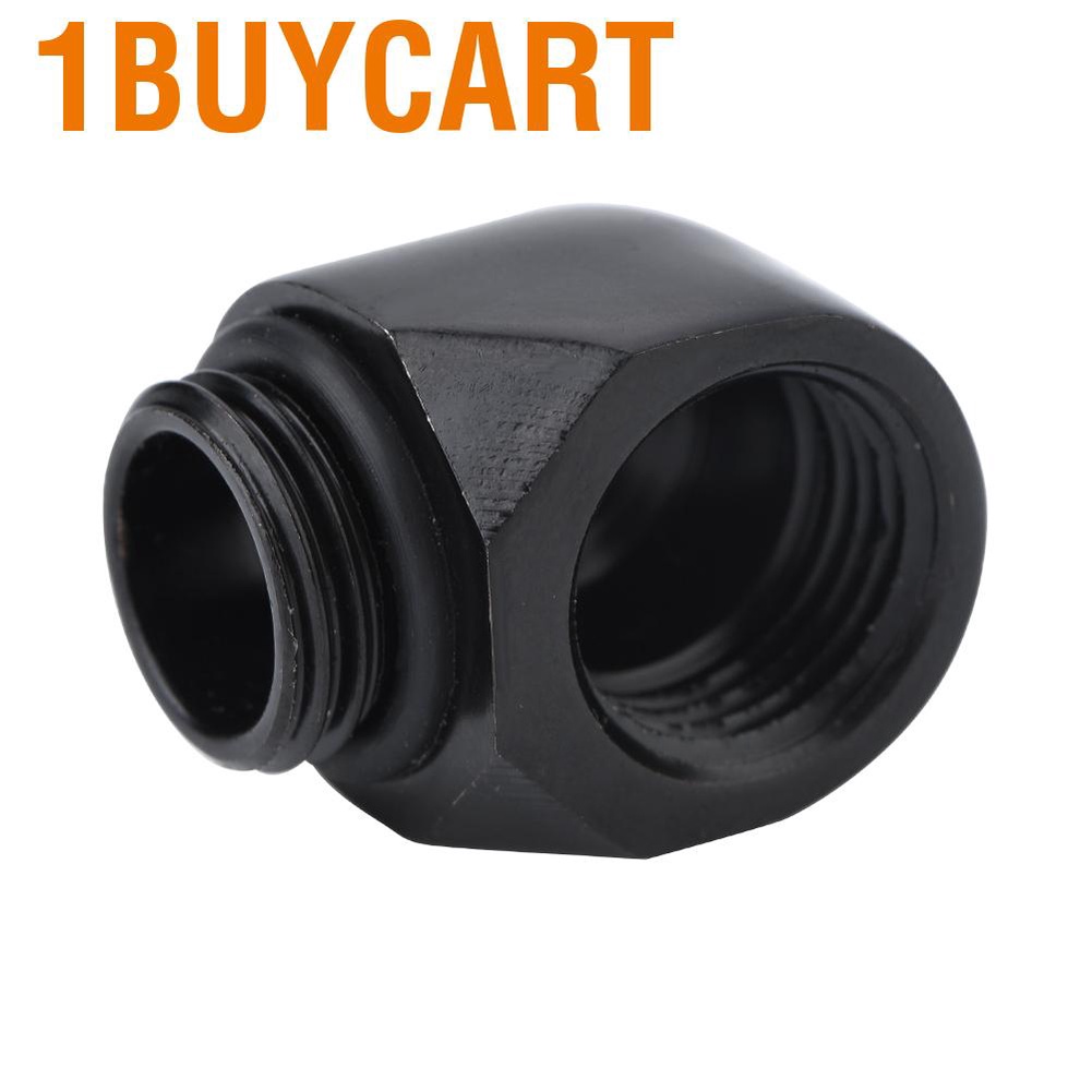 1buycart G1/4 Fitting  Stable Sturdy Firm Brass Water Cooling Wear Resistant Rust Proof for Computer Worker Flow Redirection