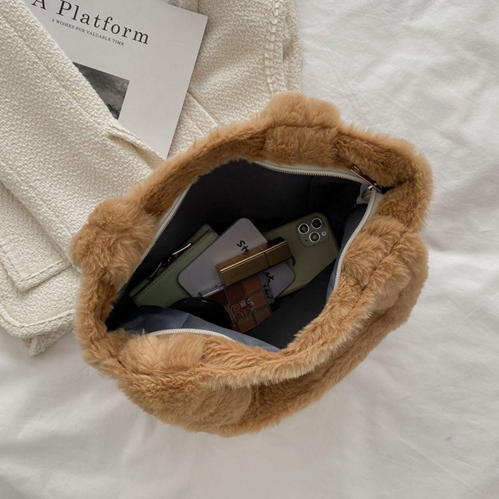 Túi Xách Tay Bằng Vải Bông Sức Chứa Lớn In Họa Tiết Gấu Hoạt Hình Dễ Thương