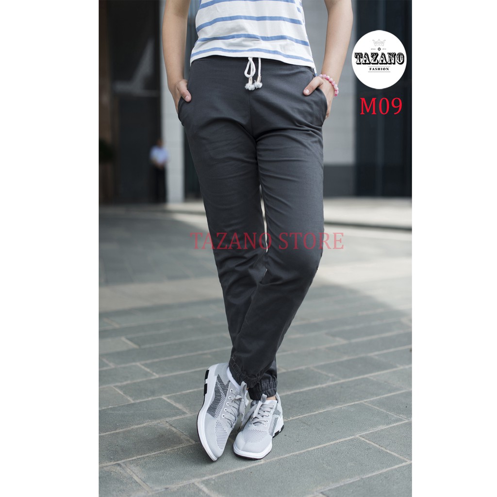 Quần Jogger Kaki Nữ Co Giãn 4D Hàng Xuất Khẩu (Màu Xám Lông Chuột) | BigBuy360 - bigbuy360.vn