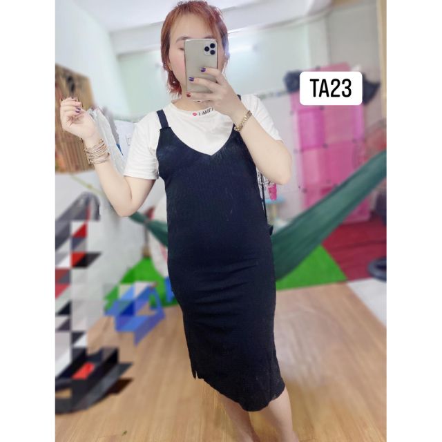 Quần yếm váy xẻ tà size M (không kèm áo). TA23
