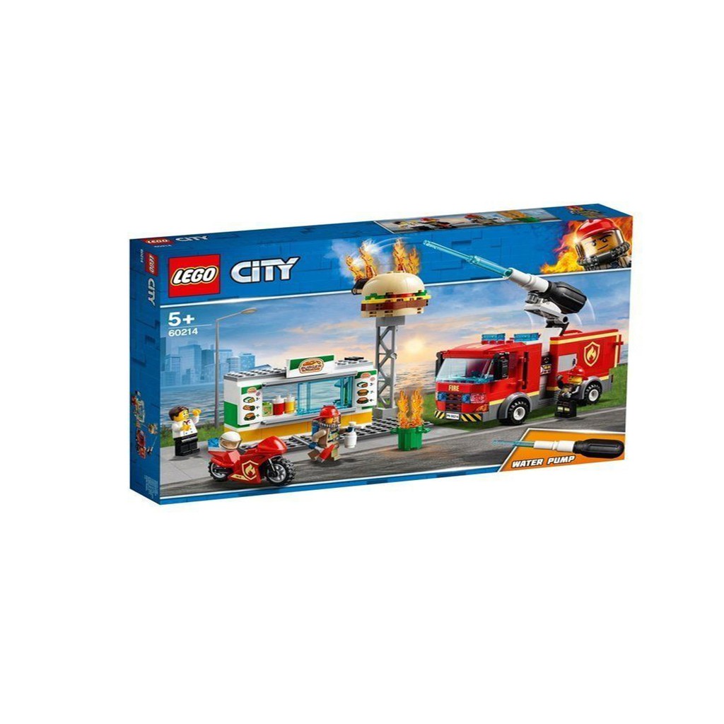 Lego City 60214_Cứu Hỏa Tiệm Bánh Burger