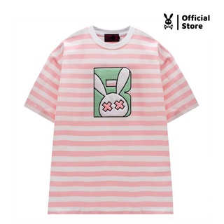 Áo Thun Unisex Bad Rabbit Stripes Kẻ Hồng 100% Cotton - Local Brand Chính Hãng