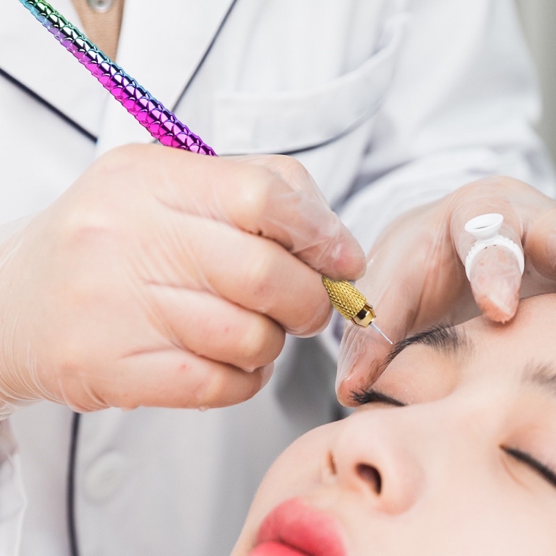 Cán Điêu Khắc Lông Mày Đuôi Cá, Cán Khắc Nàng Tiên Cá Siêu Sang Chảnh