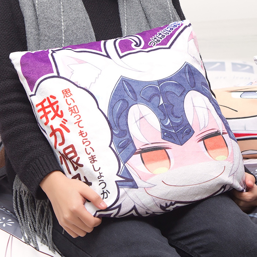 Gối ôm in hình Fate/Grand Order game FATE GO anime chibi tiện lợi xinh xắn êm ái 30x30