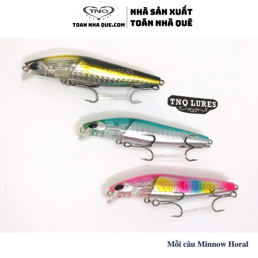 Mồi lure Minnow Horal (câu vược, măng )- TNQ LURES