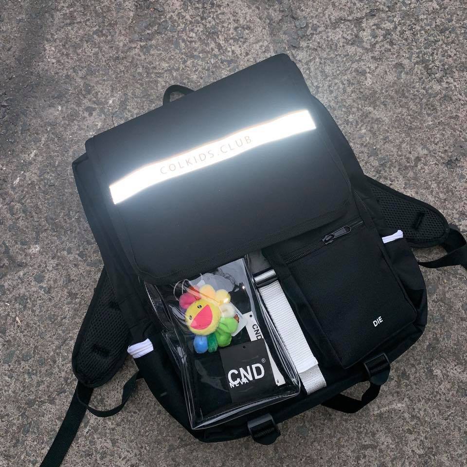 Balo colk.ids cnd phản quang phong cách unisex ( Gin store )