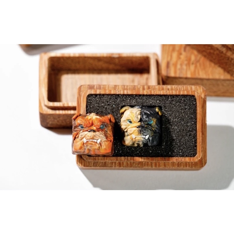 Nút bàn phím cơ Pitbull.Keycap resin Pitbull.Keycap Artisan
