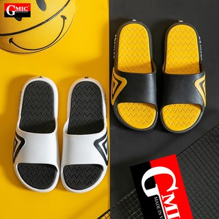 Dép Đúc Quai Ngang Unisex phối tam giác, Nhẹ, êm, mềm, thời trang 2020