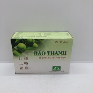 Viên ngậm Bảo Thanh hộp 20 viên
