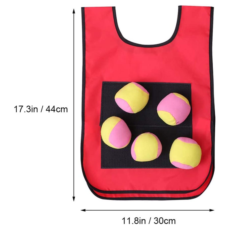Bộ 2 Áo Vest Và 10 Quả Bóng Thể Thao Đồ Chơi Trong Nhà / Ngoài Trời Dành Cho Trẻ Em