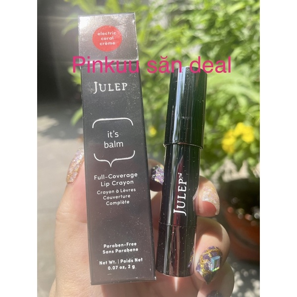 Julep son dưỡng có màu Its Balm Full Coverage Lip Crayon boxycharm
