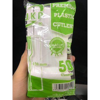 Dĩa nhựa dùng 1 lần - túi 50 chiếc