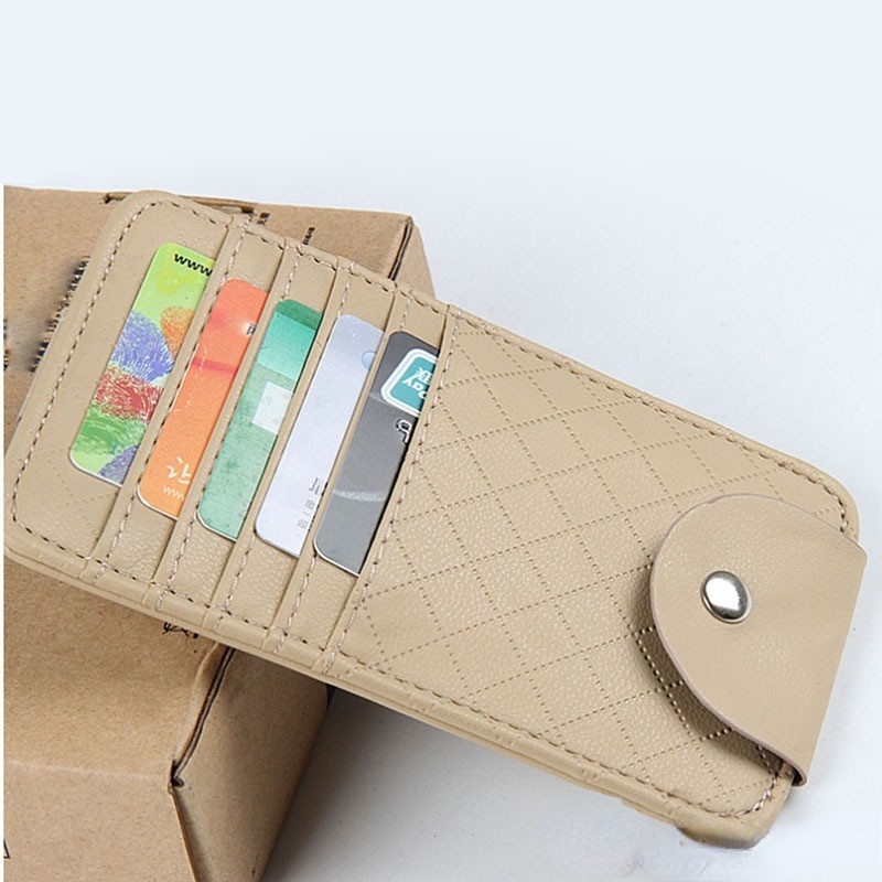 Kẹp Giữ Thẻ/Mắt Kính Gắn Tấm Che Nắng Xe Hơi Thông Dụng