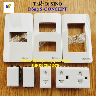 [SINO] Thiết Bị Mặt Công Tắc Ổ Cắm Dòng S-CONCEPT