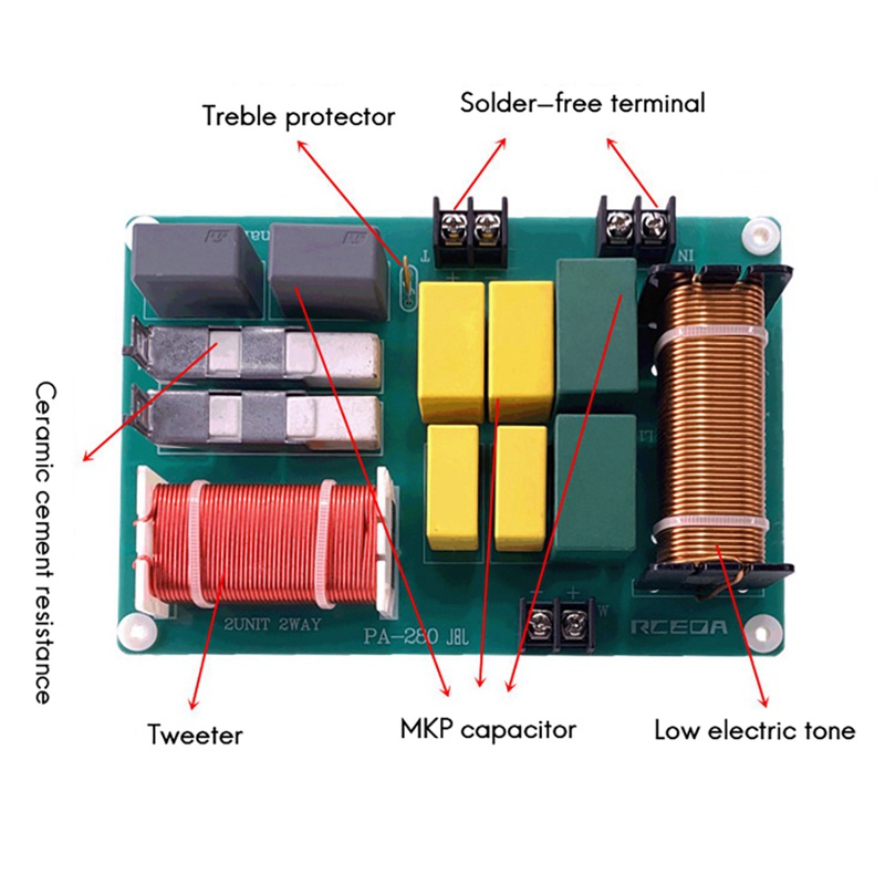 Loa Bass 800W Tweeter Woofer 2 Chiều 2800Hz PA-280 PA-280 Chuyên Dụng Cho Sân Khấu