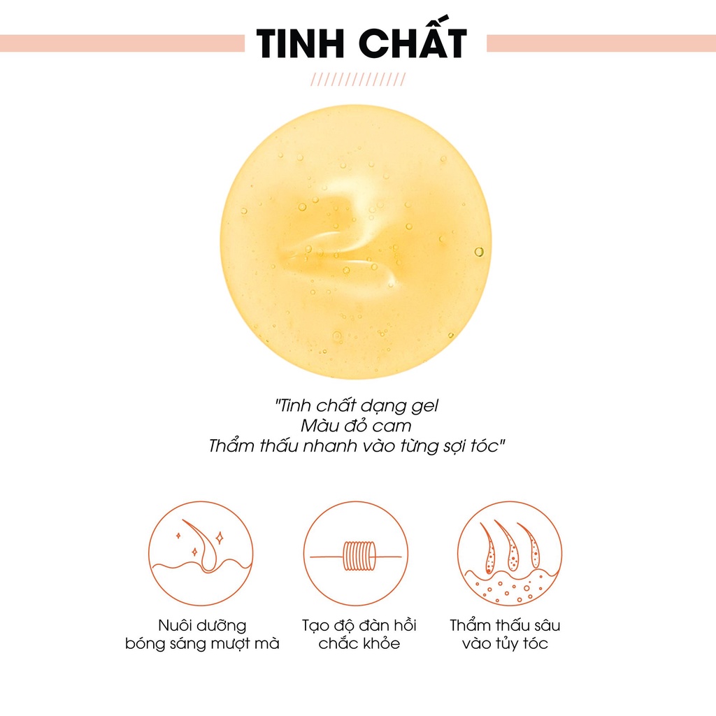 Tinh chất Thick Hair Serum dưỡng tóc Truesky giúp tóc mềm mượt chắc khỏe bồng bền giảm xơ rối gàu và rụng tóc. Lọ 30ml