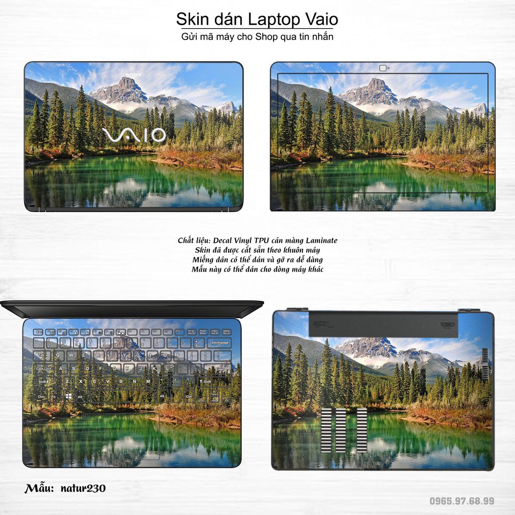 Skin dán Laptop Sony Vaio in hình thiên nhiên _nhiều mẫu 9 (inbox mã máy cho Shop)