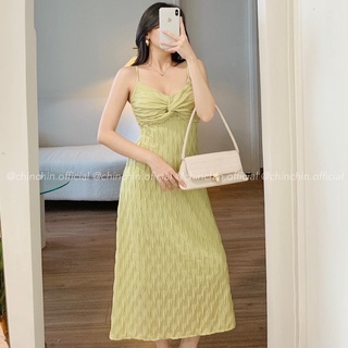 Đầm midi dây xoắn ngực