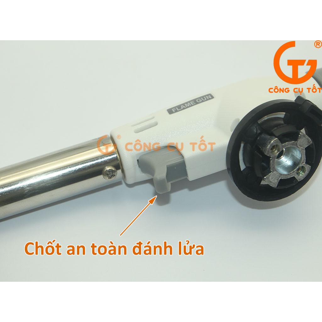 Đèn khò gas mini Protek  màu trắng