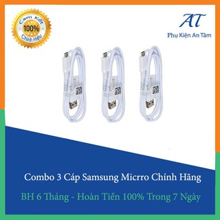 Combo 3 cáp sạc samsung micro usb