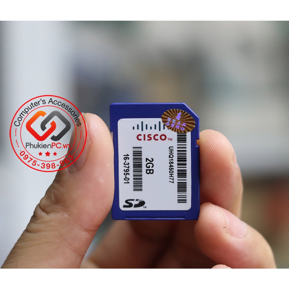 Thẻ nhớ SD 2GB hãng Cisco, SD Card dùng cho máy công nghiệp, thiết bị điện tử, máy ảnh, camera quay phim, máy nghe nhạc