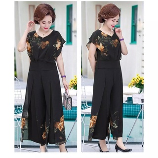 Set bộ đồ trung niên dự tiệc sang trọng - bộ mặc nhà cao cấp trung tuổi -thời trang cho mẹ bigsize