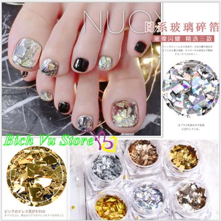 sét 6 màu kim tuyến xà cừ