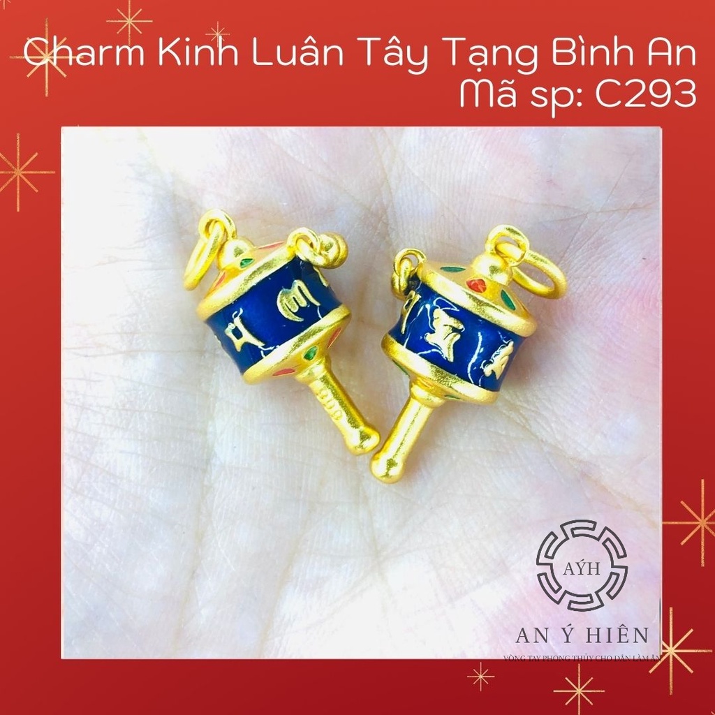 Charm Kinh luân Tây Tạng bình an #C293 ( An Ý Hiên)